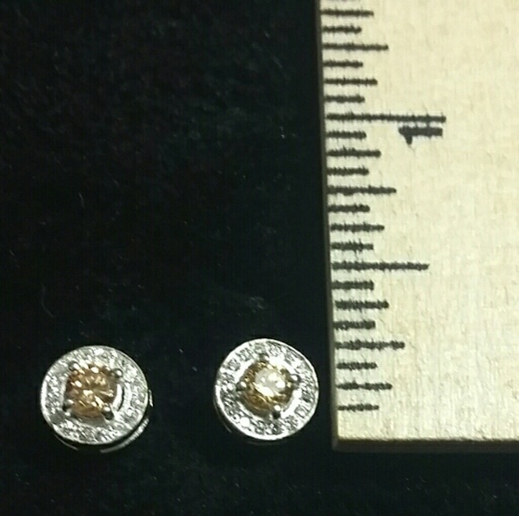 NWOT citrine earring & necklace set - Picture 7 of 7